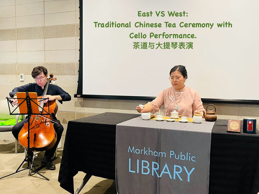 East VS West: Tea Ceremony Demonstration with Cello Performance - Chin-tea Studio