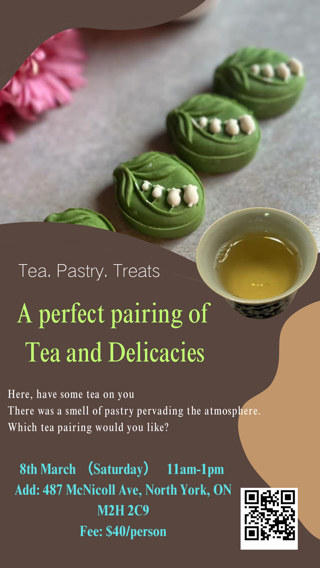 Tea Pairing on Mar 8