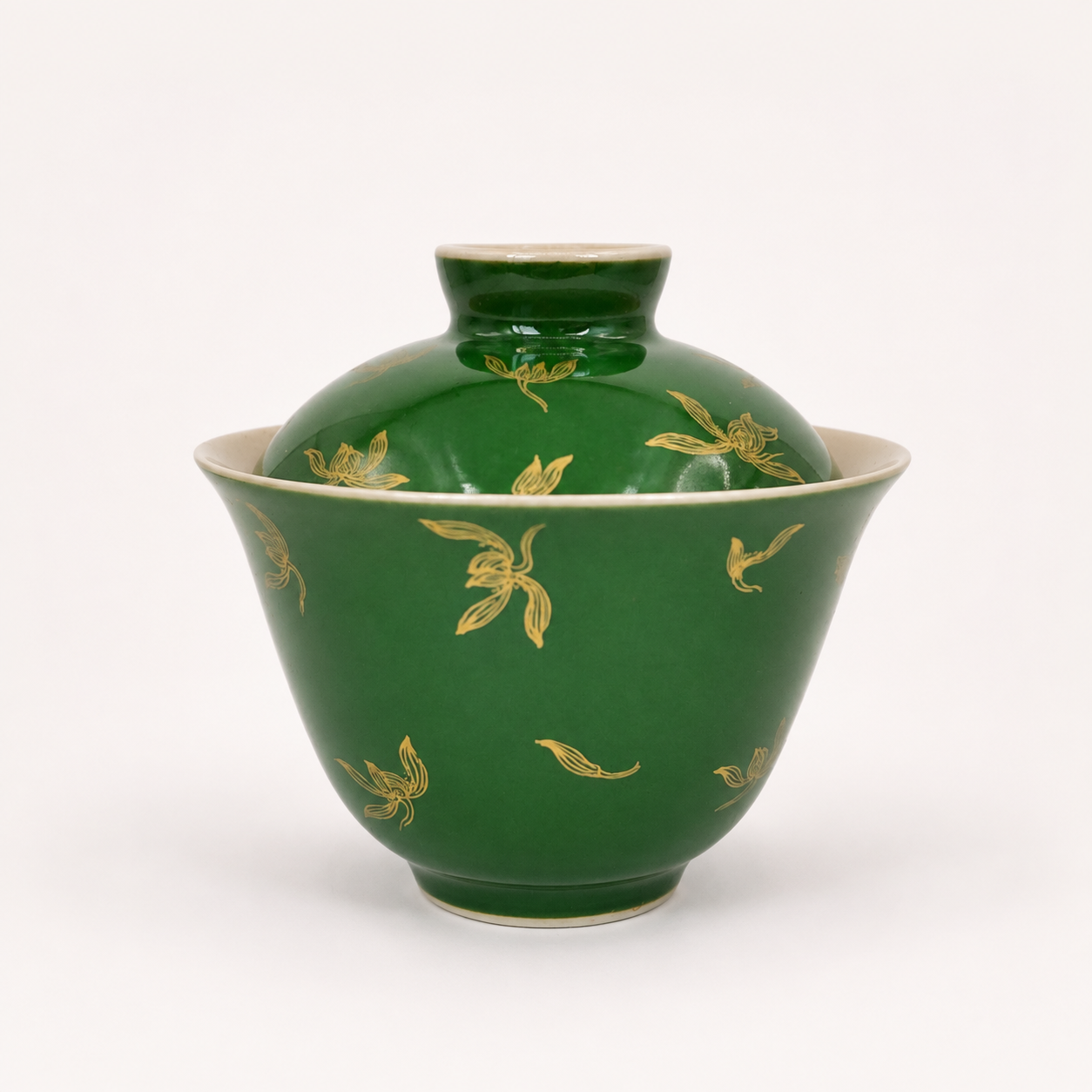Artisan Ceramic Gaiwan - Orchid collection
