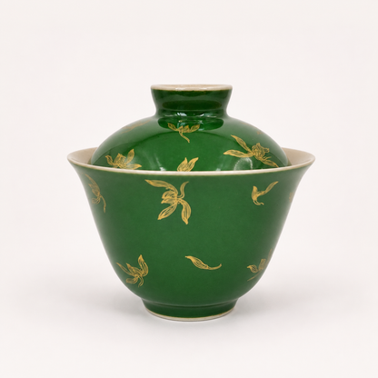 Artisan Ceramic Gaiwan - Orchid collection