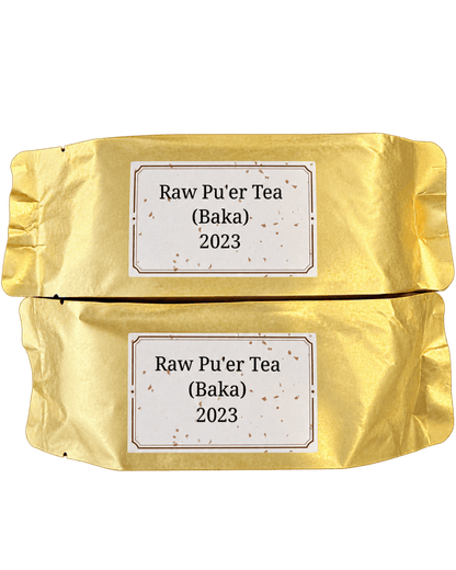 2023 Baka Raw Pu'er Tea cake — fresh sheng pu'er from Yunnan, China