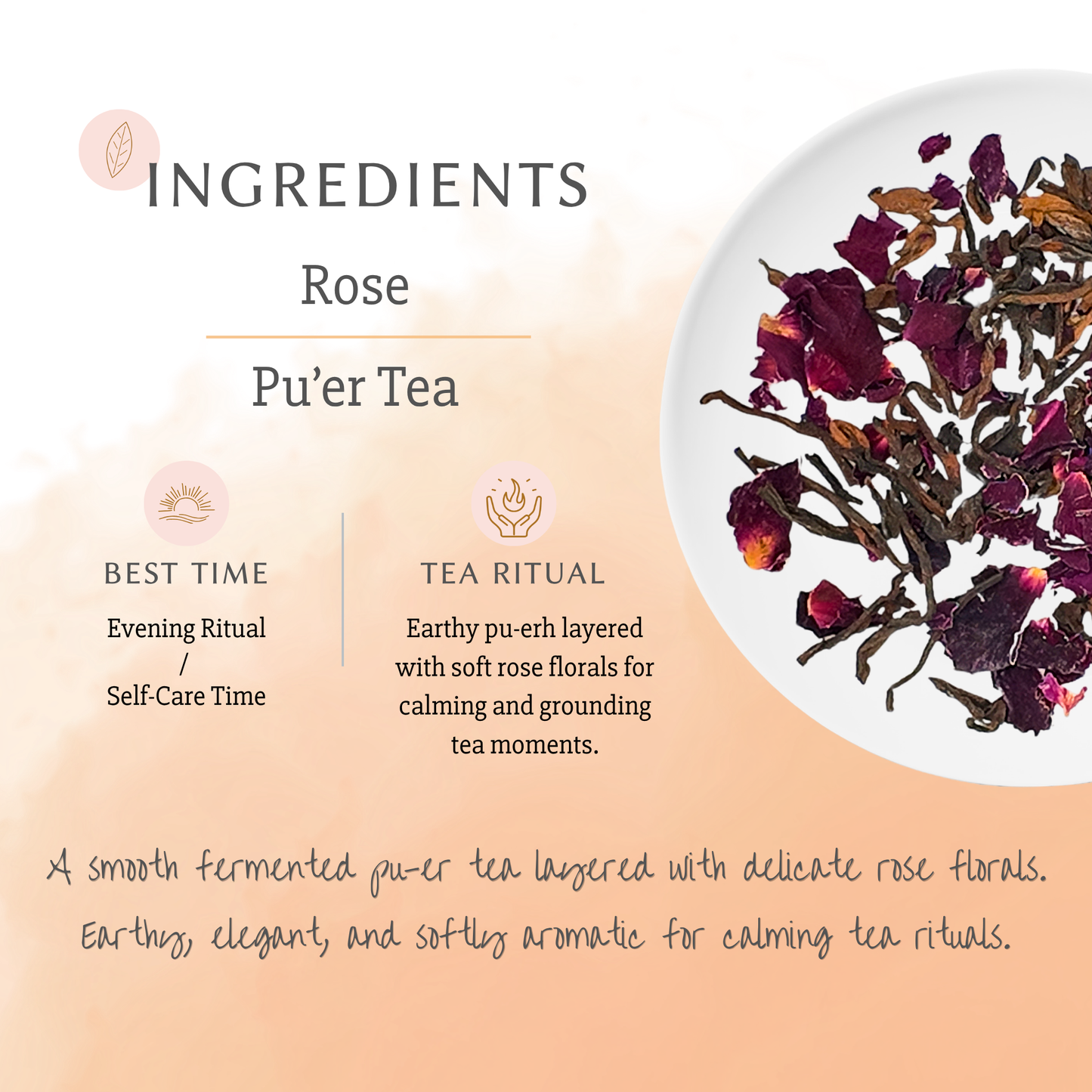 Rose Fermented Pu’er Tea