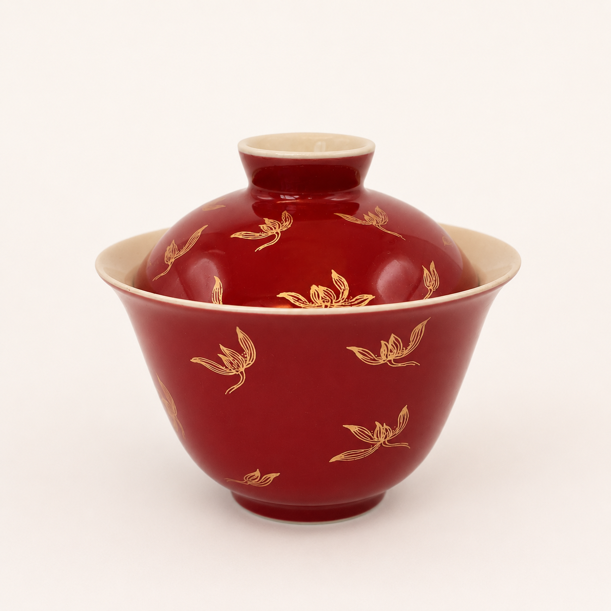 Artisan Ceramic Gaiwan - Orchid collection