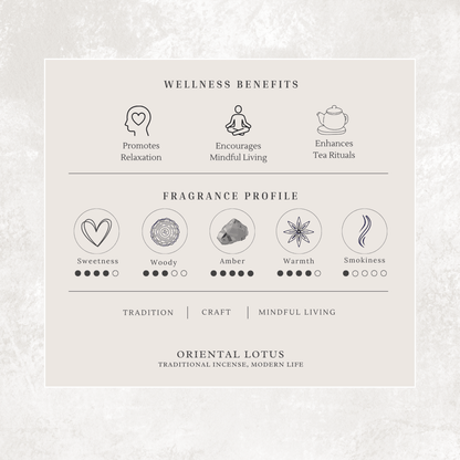 琥珀金颜香 Amber Benzoin Incense — Warm Resin Fragrance for Relaxation