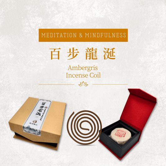 百步龙涎 Ambergris Coil Incense 盤香