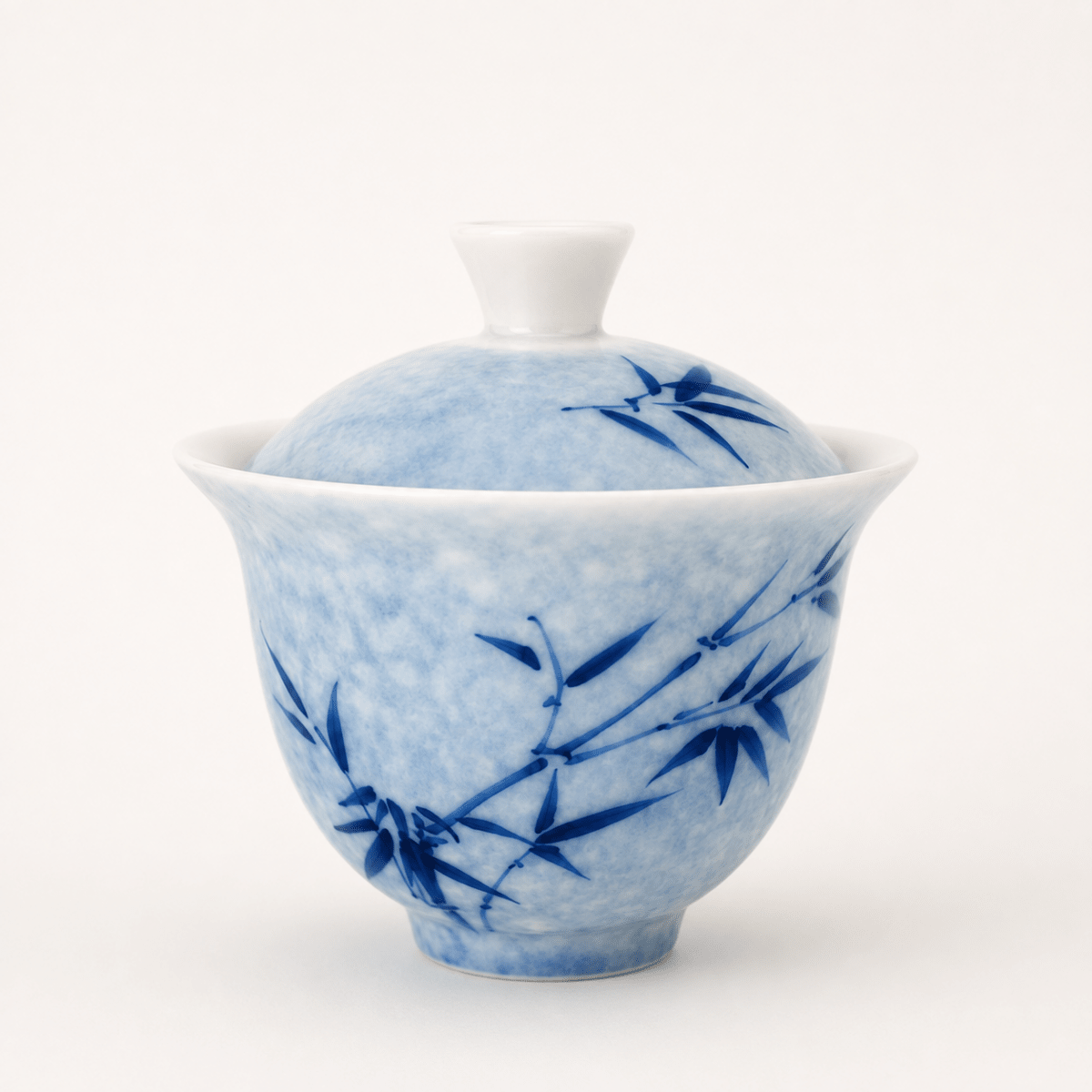 Bamboo ceramic gaiwan