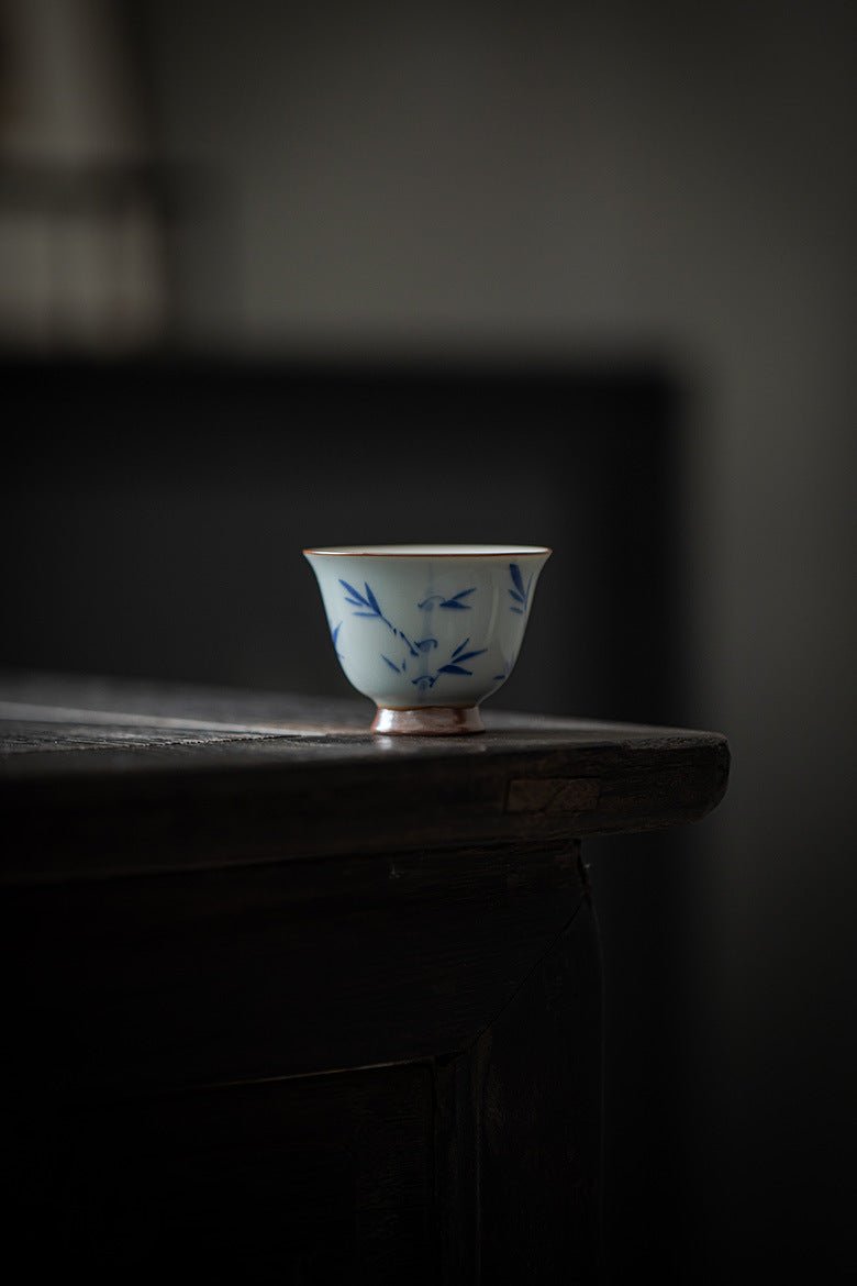 Bamboo tea gaiwan with lid