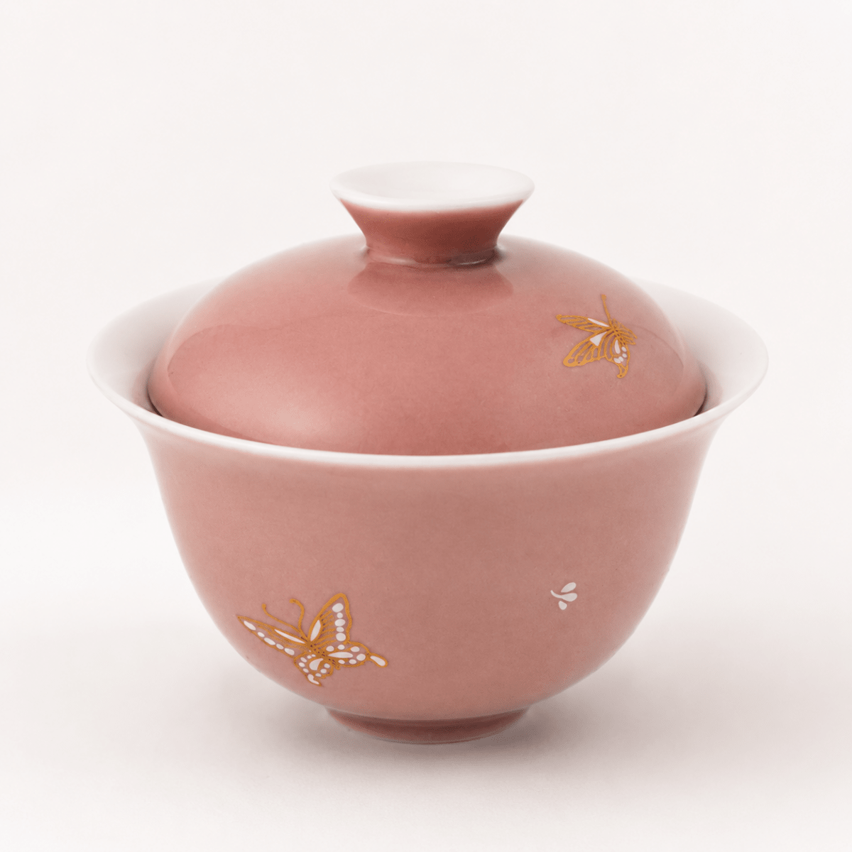 Gongfu tea set with butterfly gaiwan
