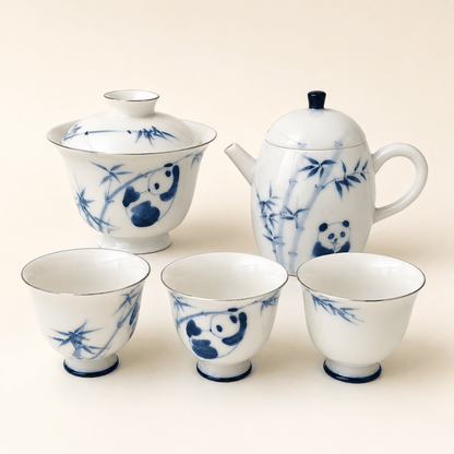 Panda gaiwan cup