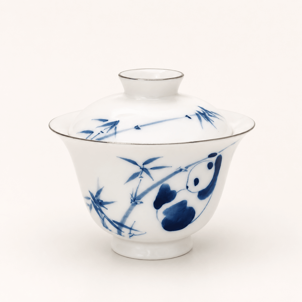 Ceramic gaiwan cup for loose leaf tea