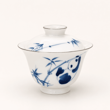 Ceramic gaiwan cup for loose leaf tea