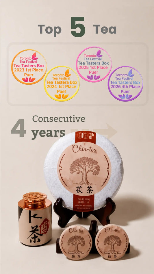Award-Winning Fermented Pu'er Tea (8g Tea Cake) | Chin-Tea Signature Collection - Chin-tea Studio