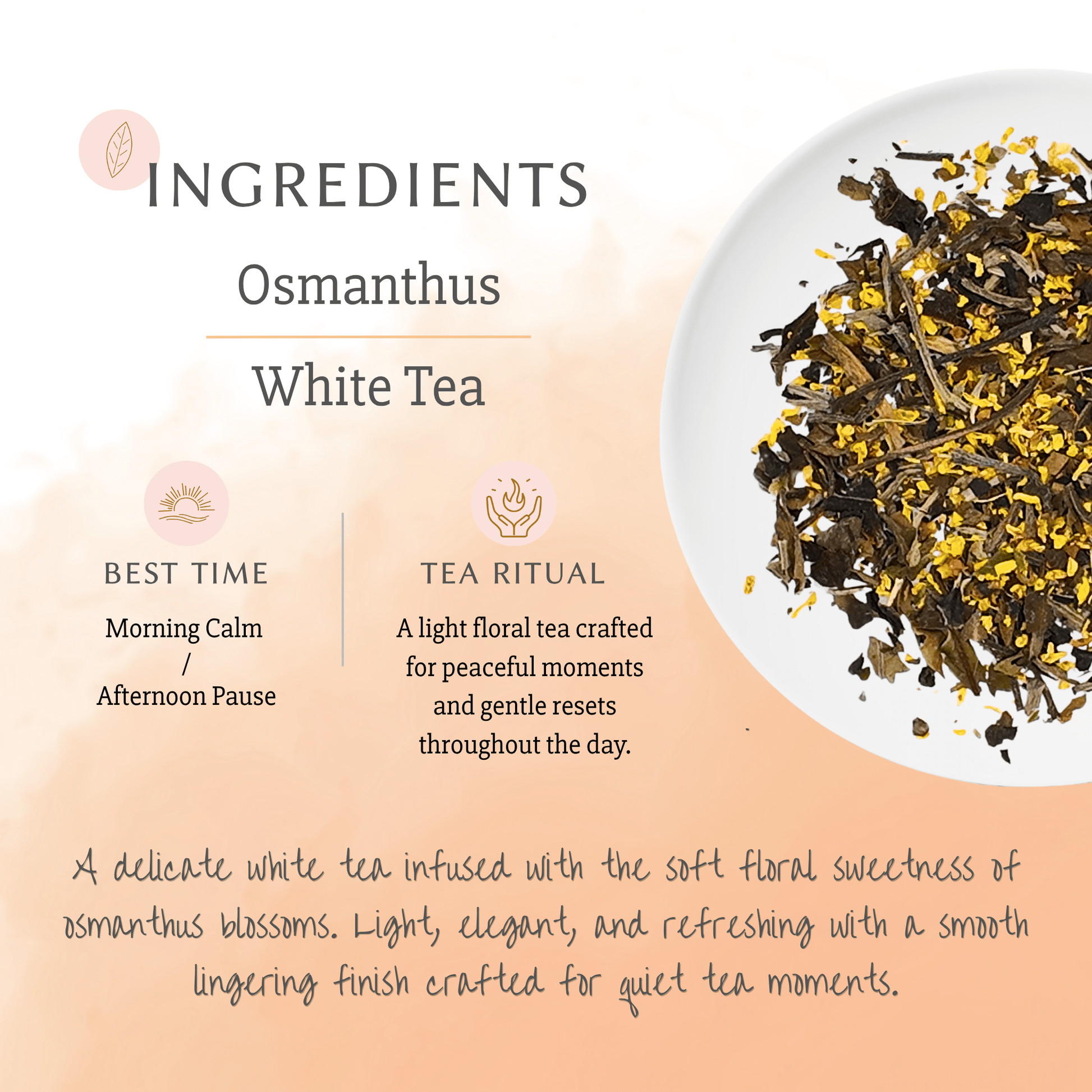 Osmanthus White Tea - Chin-tea Studio
