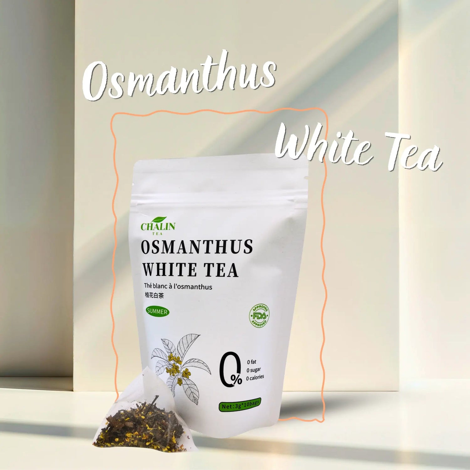 Osmanthus Tea Bags – Floral White Tea Blend | Chin-tea Studio
