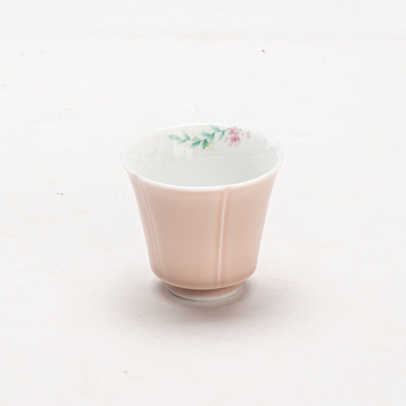 Premium Traditional Chinese Ceramic Gaiwan- Spring Flowers - Chin-tea Studio