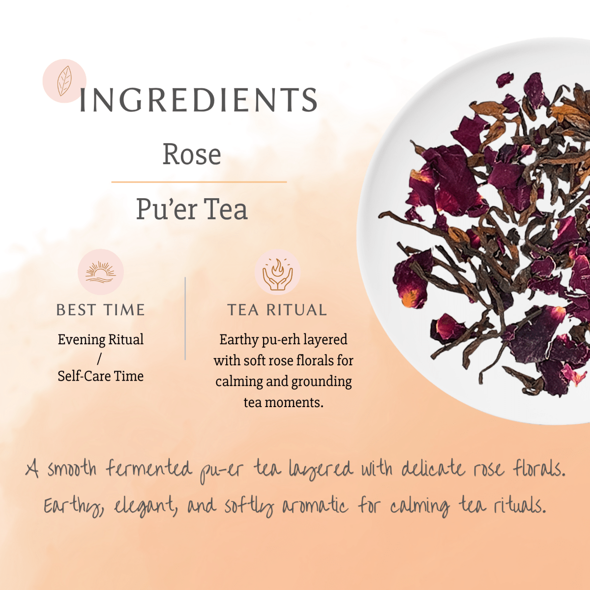 Rose Fermented Pu’er Tea - Chin-tea Studio