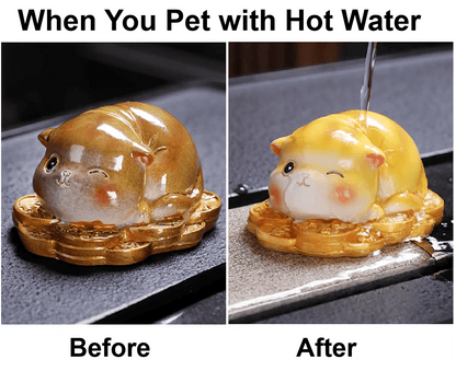 Traditional Chinese Tea Pet | Color-Changing Cat Tea Pet - Chin-tea Studio