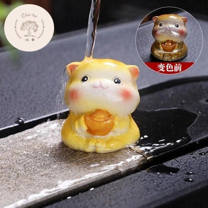Traditional Chinese Tea Pet | Color-Changing Cat Tea Pet - Chin-tea Studio